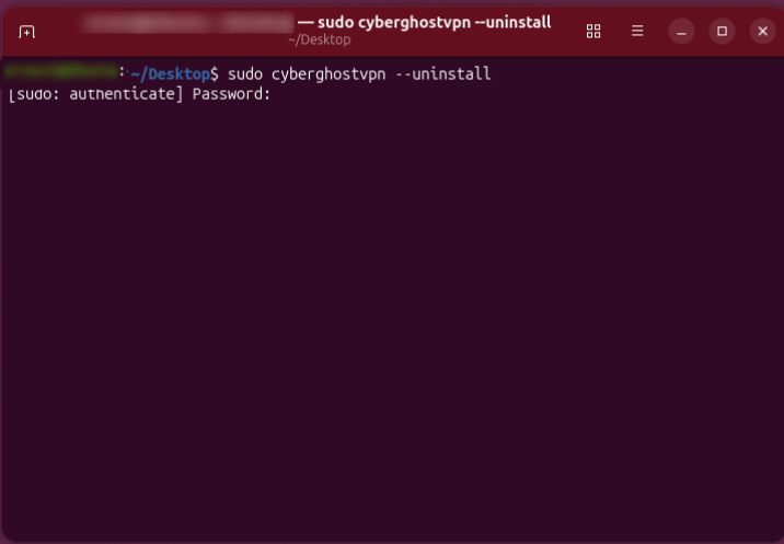 A terminal window showing a "sudo password authentication" prompt highlighted in a yellow box.