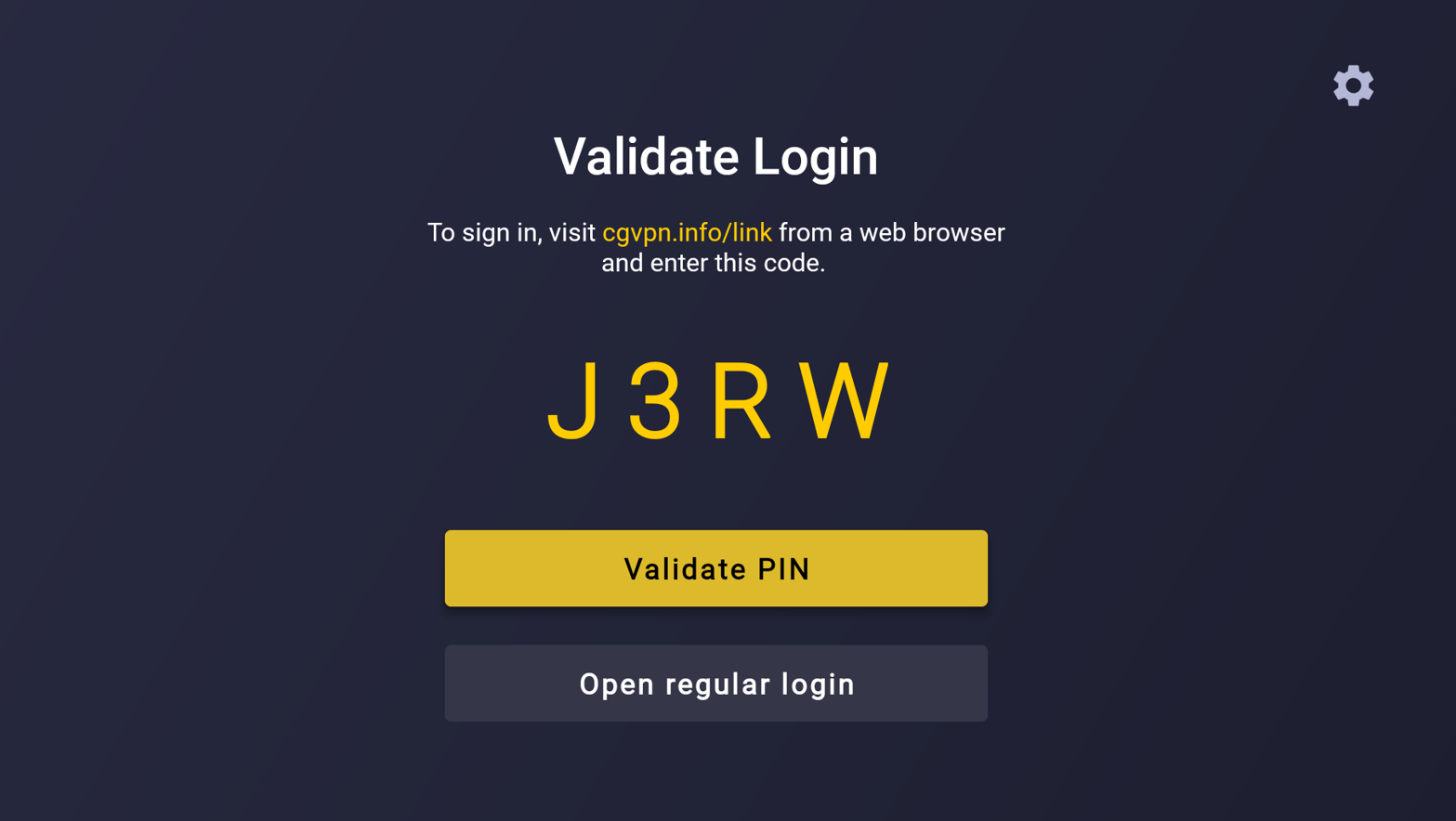 Then, click Validate PIN on your Fire TV.