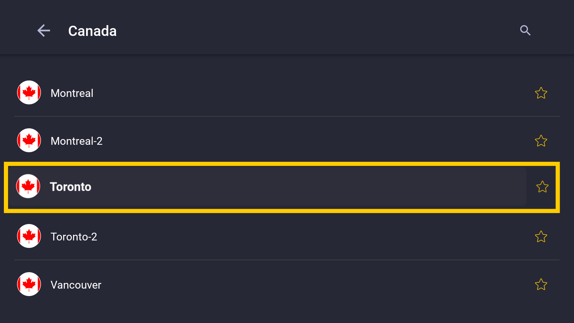 Amazon Fire TV server list city selection.png