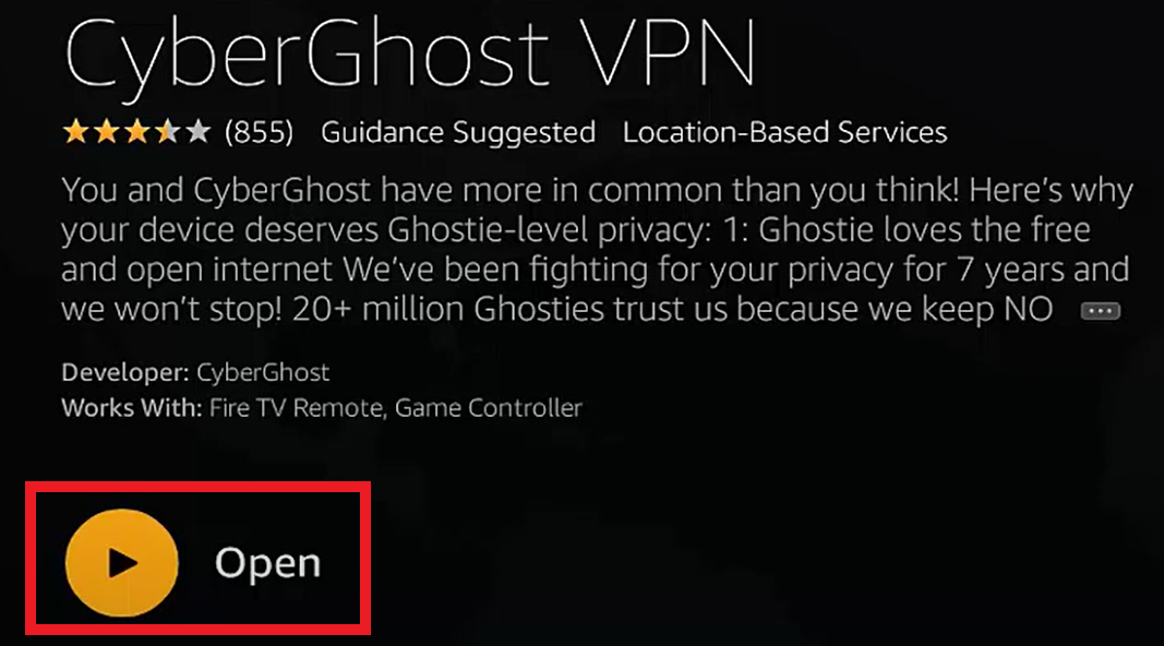 How To Install Cyberghost On Amazon Fire Tv Fire Stick Cyberghost Vpn