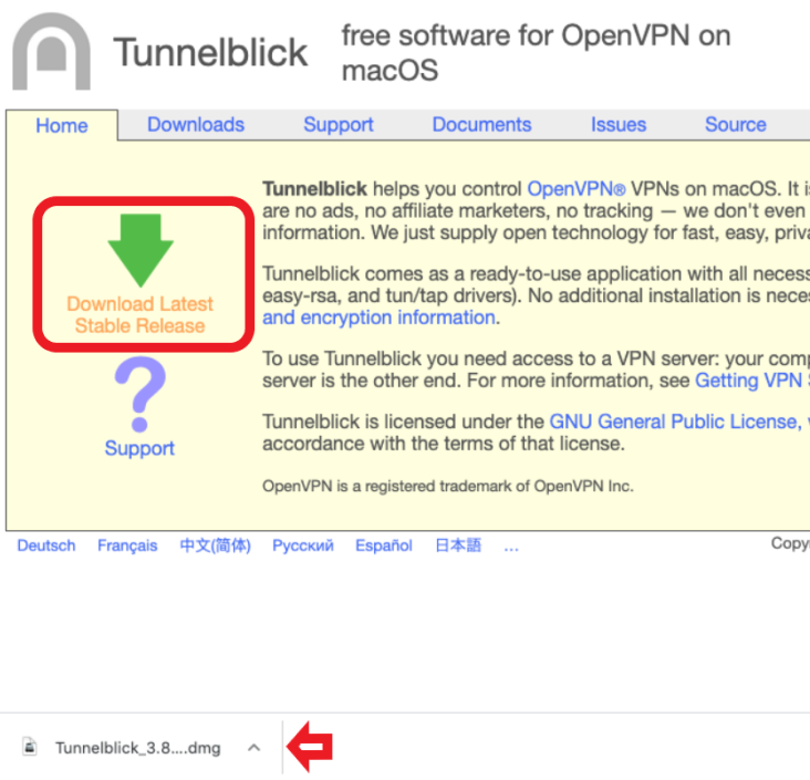 tunnelblick vs viscosity