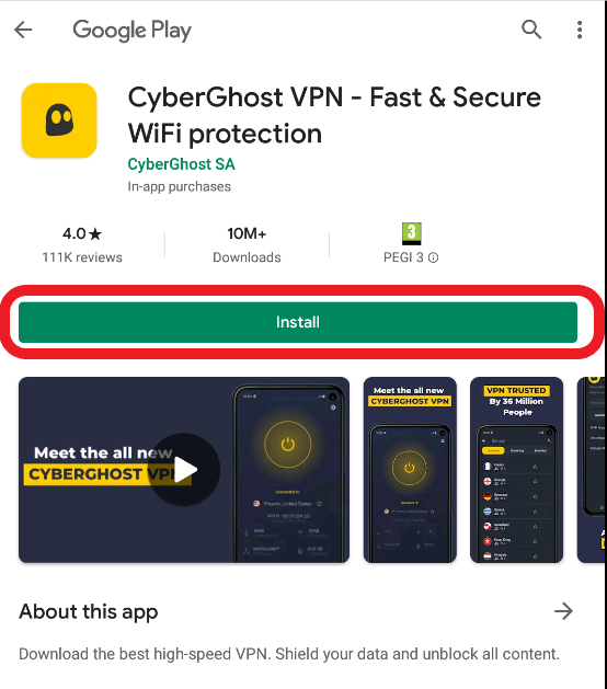 How To Set Up Cyberghost Vpn On Android Cyberghost Vpn