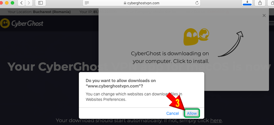 cyberghost vpn mac download