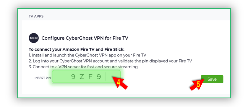 How to Install & Use CyberGhost VPN with  Fire TV Stick