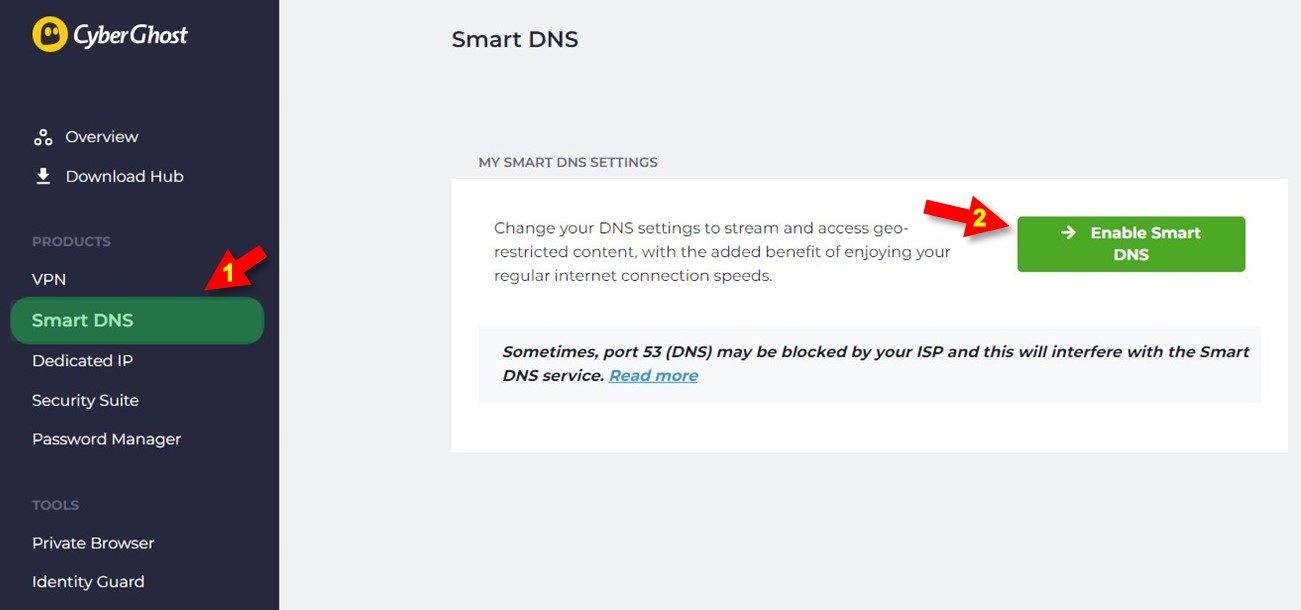 adgang Lejlighedsvis Mammoth Configure My Smart DNS for PlayStation 4 – Support Center - CyberGhost VPN