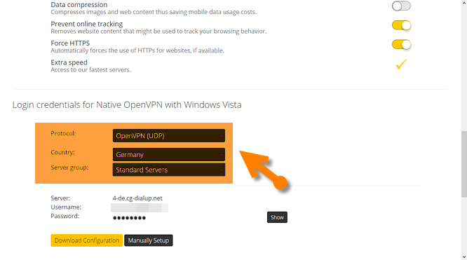 Configurer Vpn Tunnel Vista